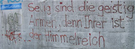 Das Wort umsetzen.
