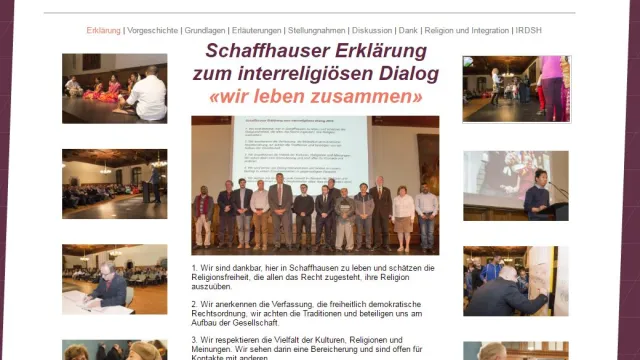 Interreligi&ouml;ser Dialog Schaffhausen (Foto: Doris Brodbeck)