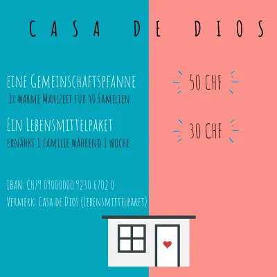 Lebensmittelpakete Casa de Dios (Foto: Anna Näf) Lebensmittelpakete Casa de Dios (Foto: Anna Näf)