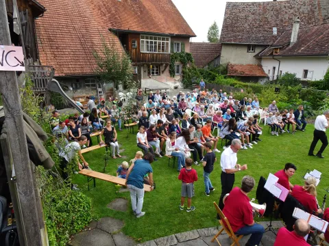2021-08-22 Gottesdienst in Kaltenbach 2 (Foto: Beat Junger) 2021-08-22 Gottesdienst in Kaltenbach 2: Draussen-Gottesdienst 2021 in Kaltenbach (Foto: Beat Junger)