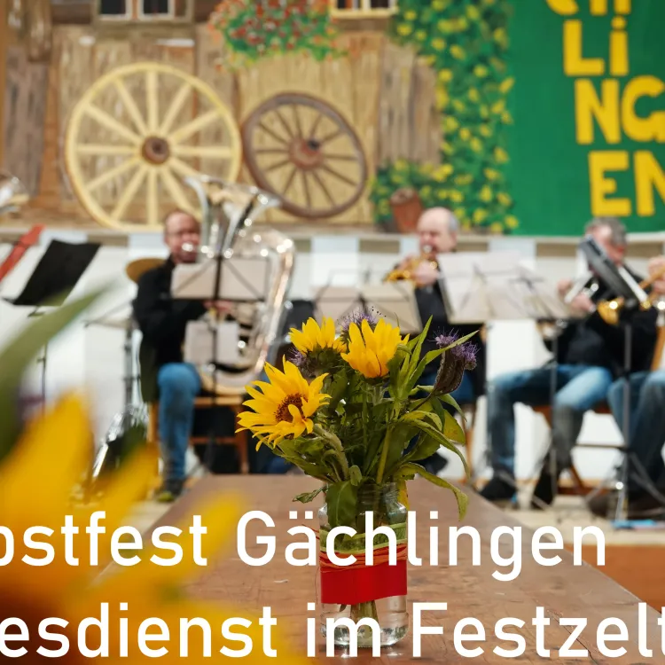 Herbstfest Gottesdienst im Zelt: G&auml;chlingen (Foto: Werner N&auml;f)