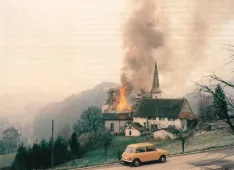 Kirchenbrand farbig aus Schaffhauser Magazin 1 88