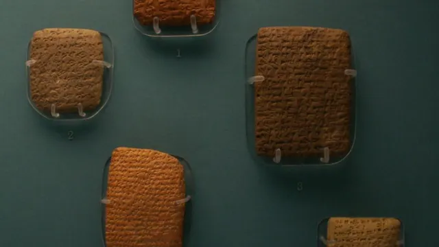 Amarna Briefe &mdash; British Museum, London (Foto: Joachim Finger)
