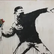 Rage Flower Thrower Banksy_2003_Palestina_01-2-2 (Banksy)