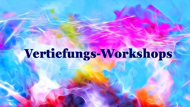 Vertiefungsworkshops (Foto: Werner Näf) Vertiefungsworkshops — Vertiefungsworkshops: für Mitarbeitende in den Kirchgemeinden, die ihre Tätigkeit weiterentwickeln möchten. - Bildhintergrund von ractapopulous (Pixabay) (Foto: Werner Näf)