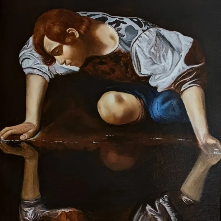 Caravaggio, Narziss (Foto: Eva Baumgardt) Caravaggio, Narziss (Foto: Eva Baumgardt)