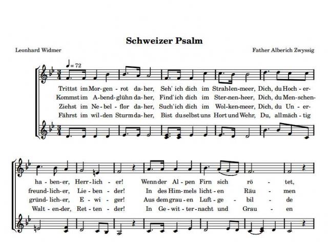Trittst Im Morgenrot Daher Kantonalkirche Schaffhausen